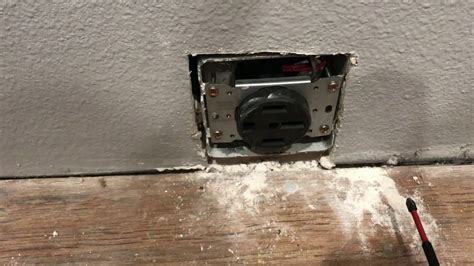 ge oven move electrical box|range outlet pushes oven too away.